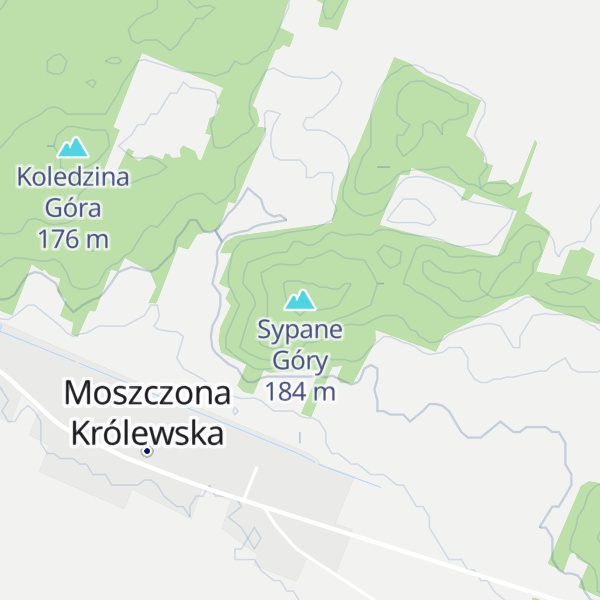 Map of Sypane Góry