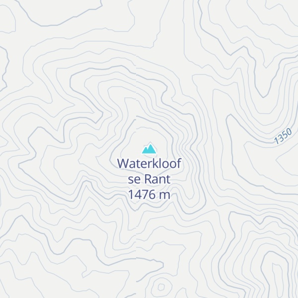 Map of Waterkloof se Rant