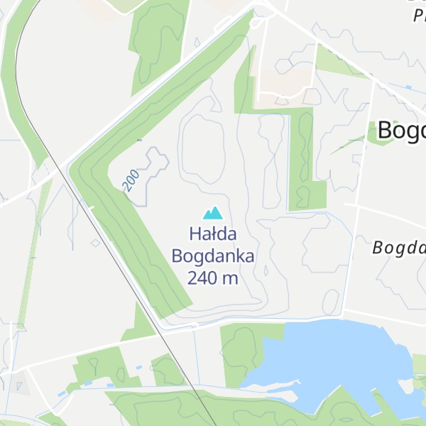 Map of Hałda Bogdanka