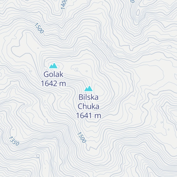Map of Bilska Chuka