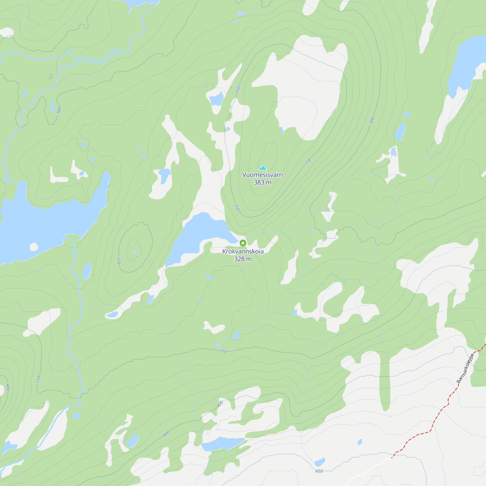 Krokvannskoia map