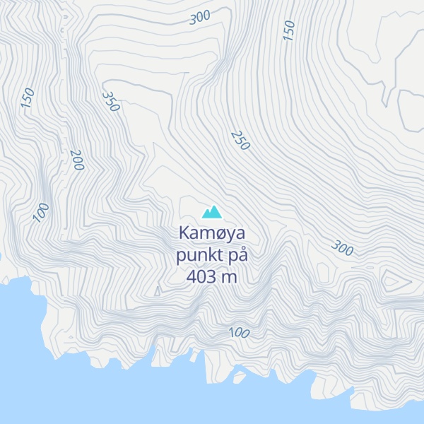 Map of Kamøya punkt på