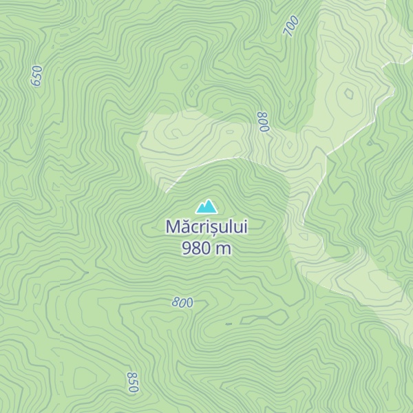 Map of Măcrișului