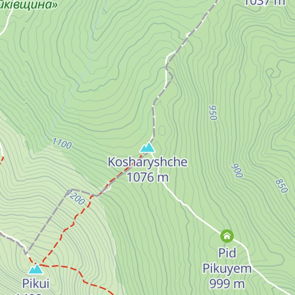 Map of Kosharyshche