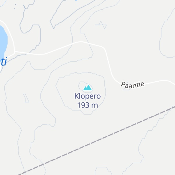Map of Klopero