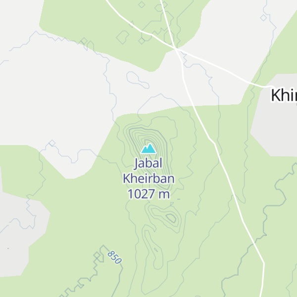 Map of Jabal Kheirban