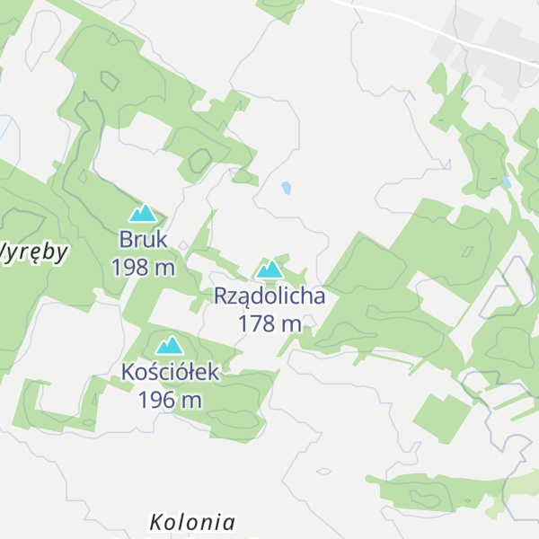 Map of Rządolicha