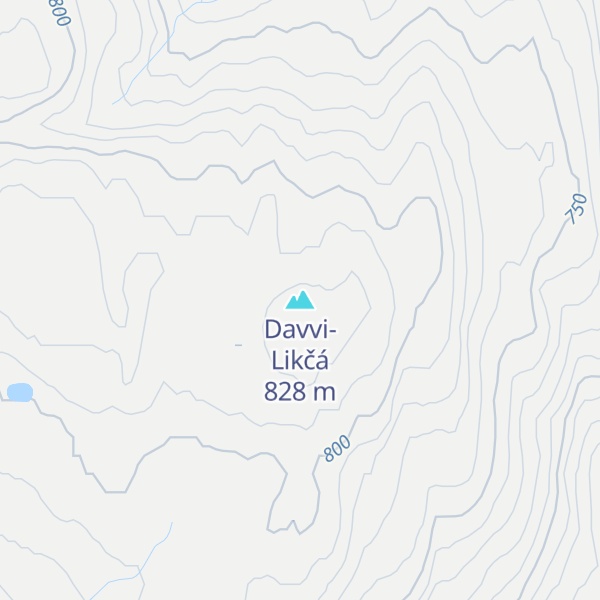 Map of Davvi-Likčá