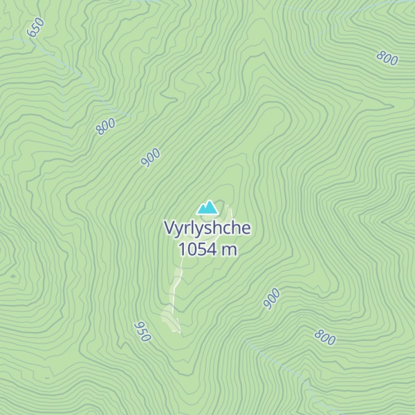 Map of Vyrlyshche