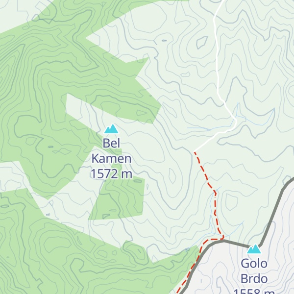 Map of Mala Strednja