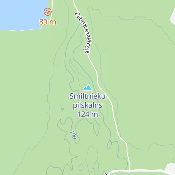Map of Smiltnieku pilskalns