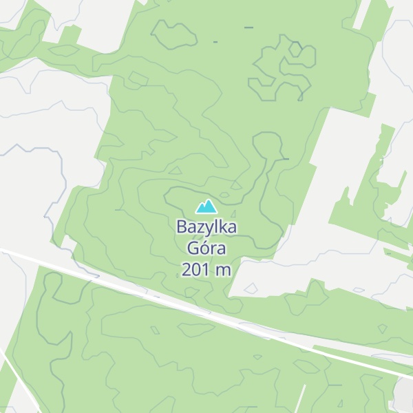 Map of Bazylka Góra