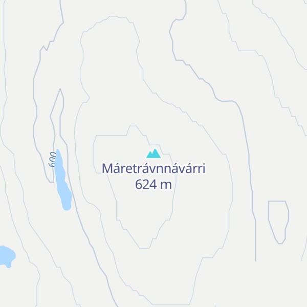Map of Máretrávnnávárri