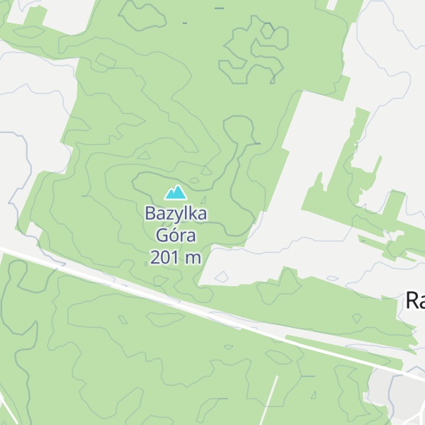 Map of Góra Prowały
