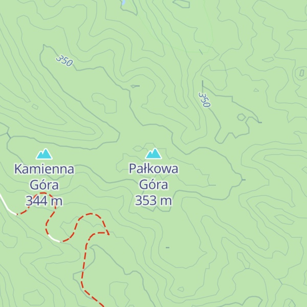 Map of Pałkowa Góra