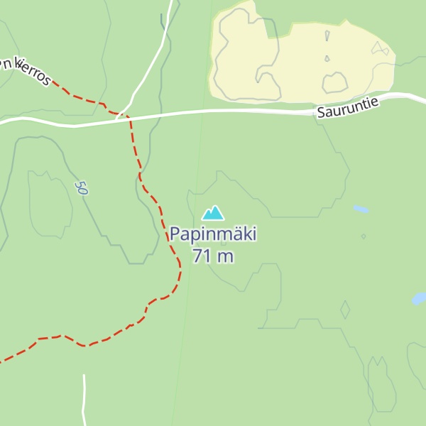 Map of Papinmäki