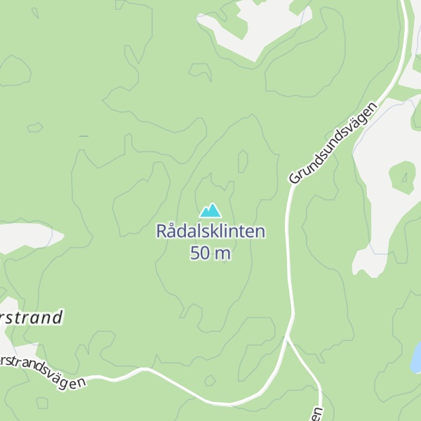 Map of Rådalsklinten