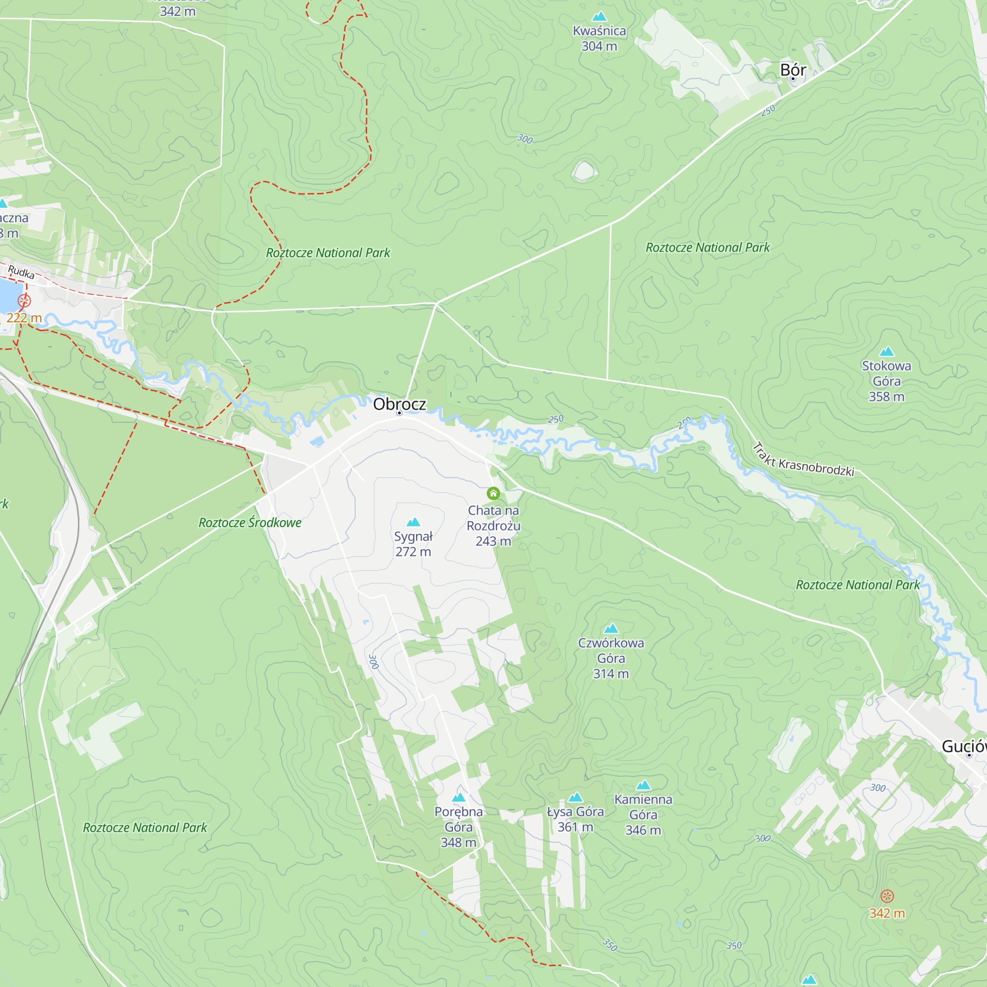 Chata na Rozdrożu map