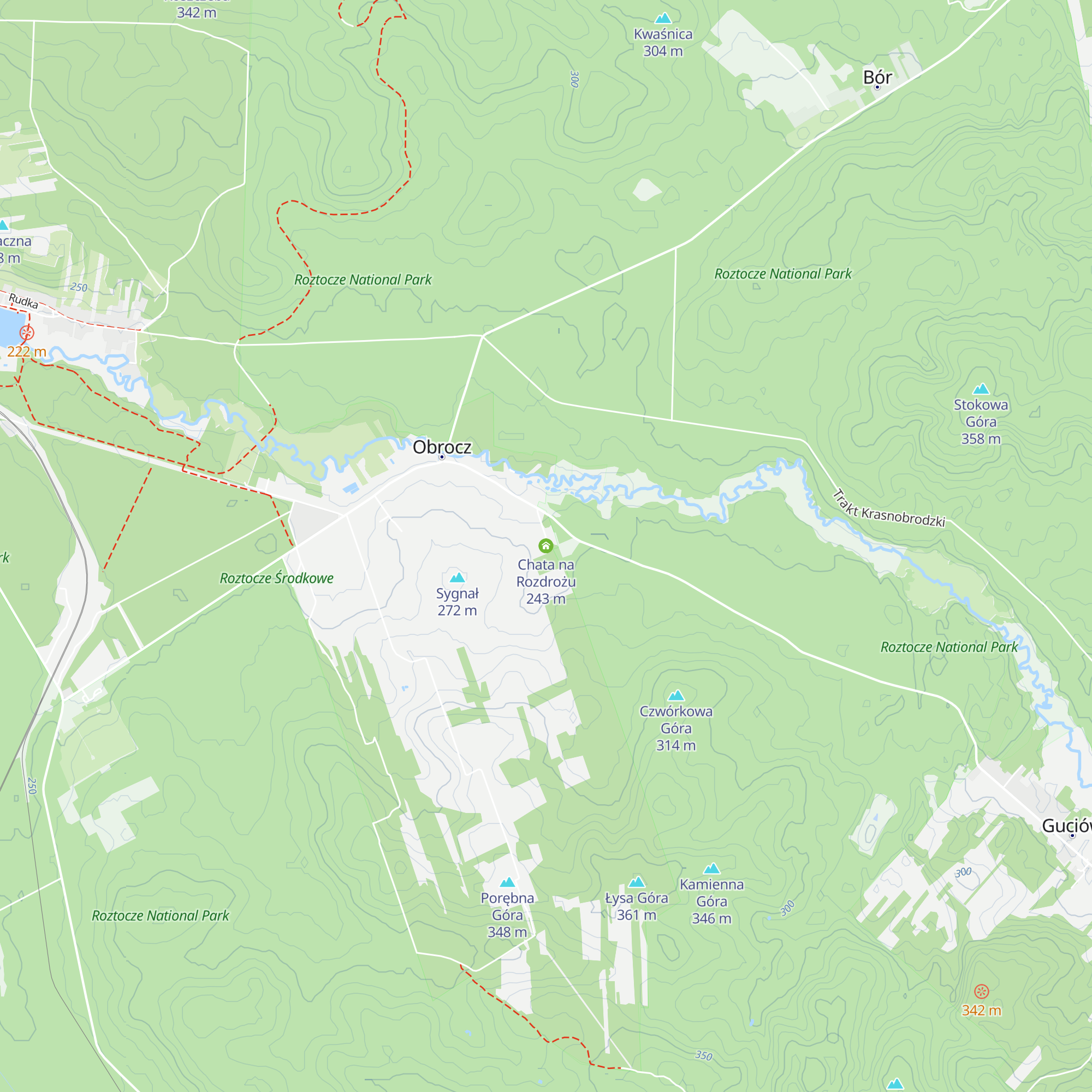 Chata na Rozdrożu map