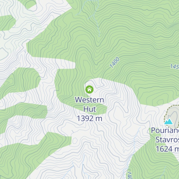 Map of Western Hut