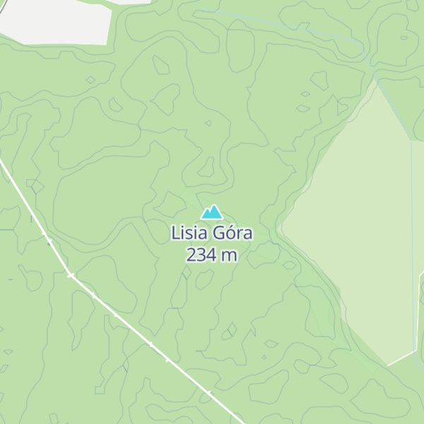 Map of Lisia Góra