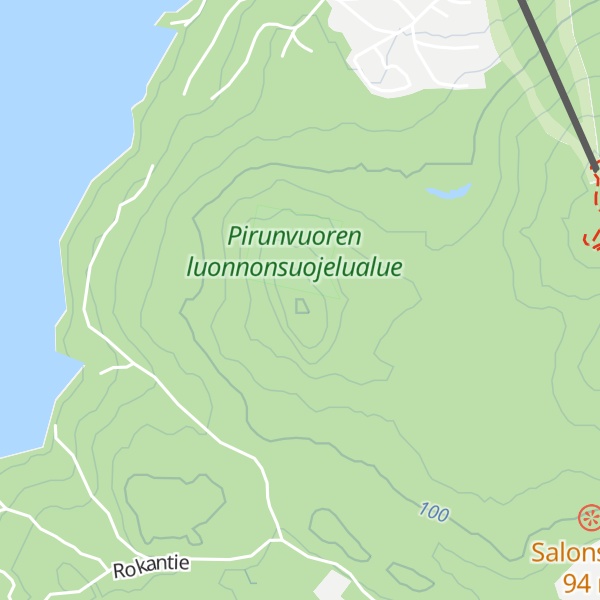 Map of Pirunvuori
