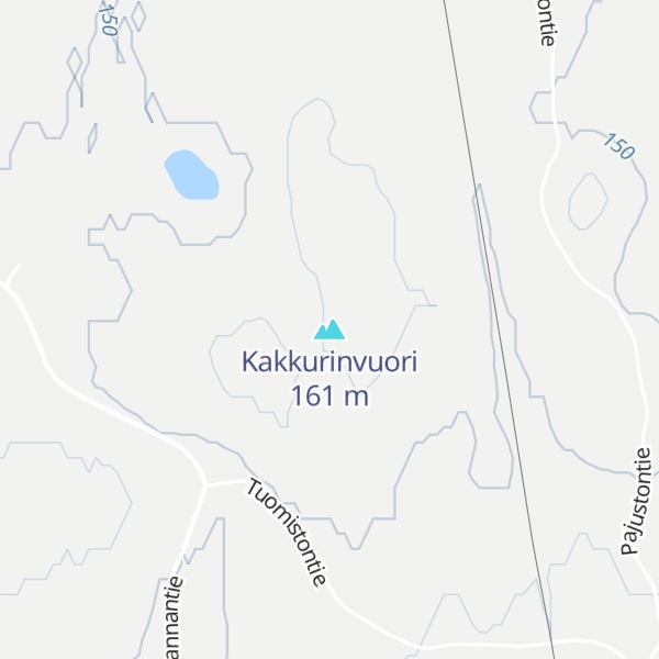 Map of Kakkurinvuori