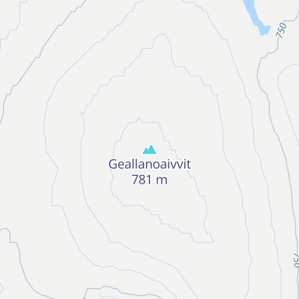 Map of Geallanoaivvit
