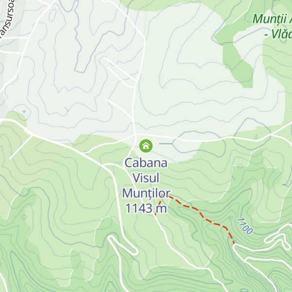 Map of Cabana Visul Munților