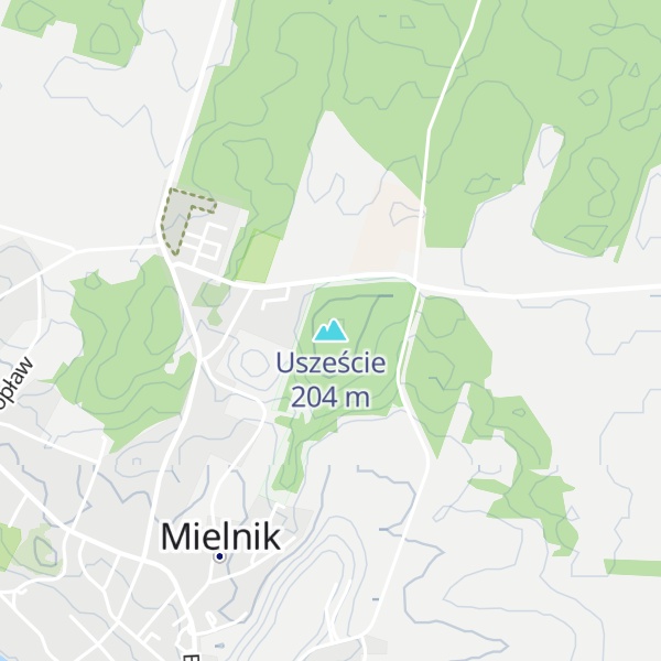 Map of Uszeście