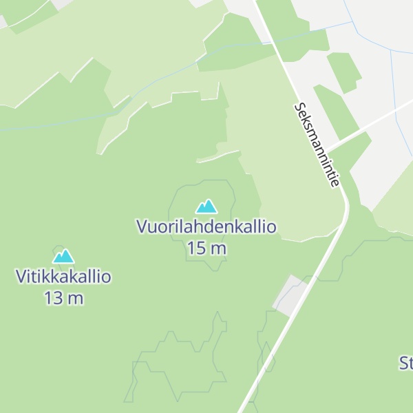 Map of Vuorilahdenkallio