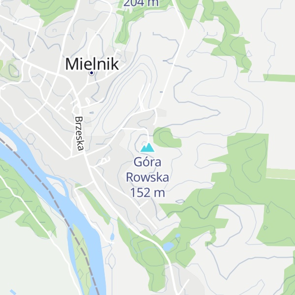 Map of Góra Rowska