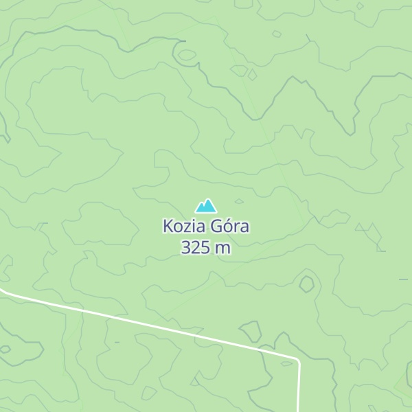 Map of Kozia Góra