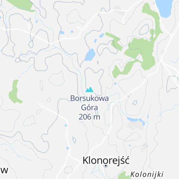 Map of Borsukowa Góra