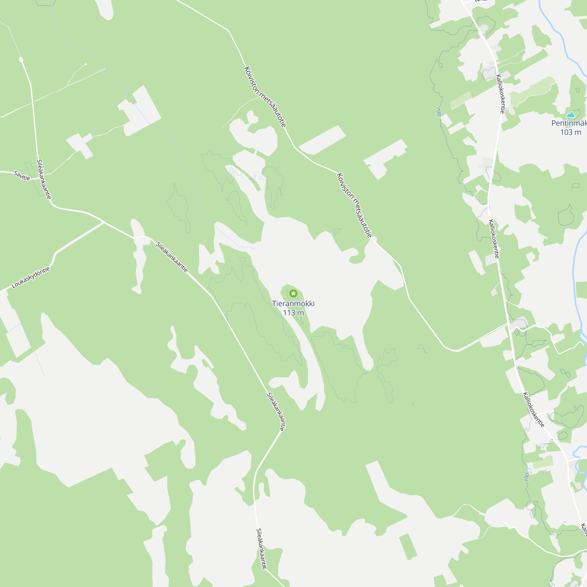 Tieranmökki map
