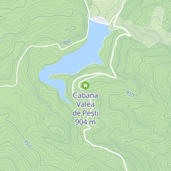 Map of Cabana Valea de Pești