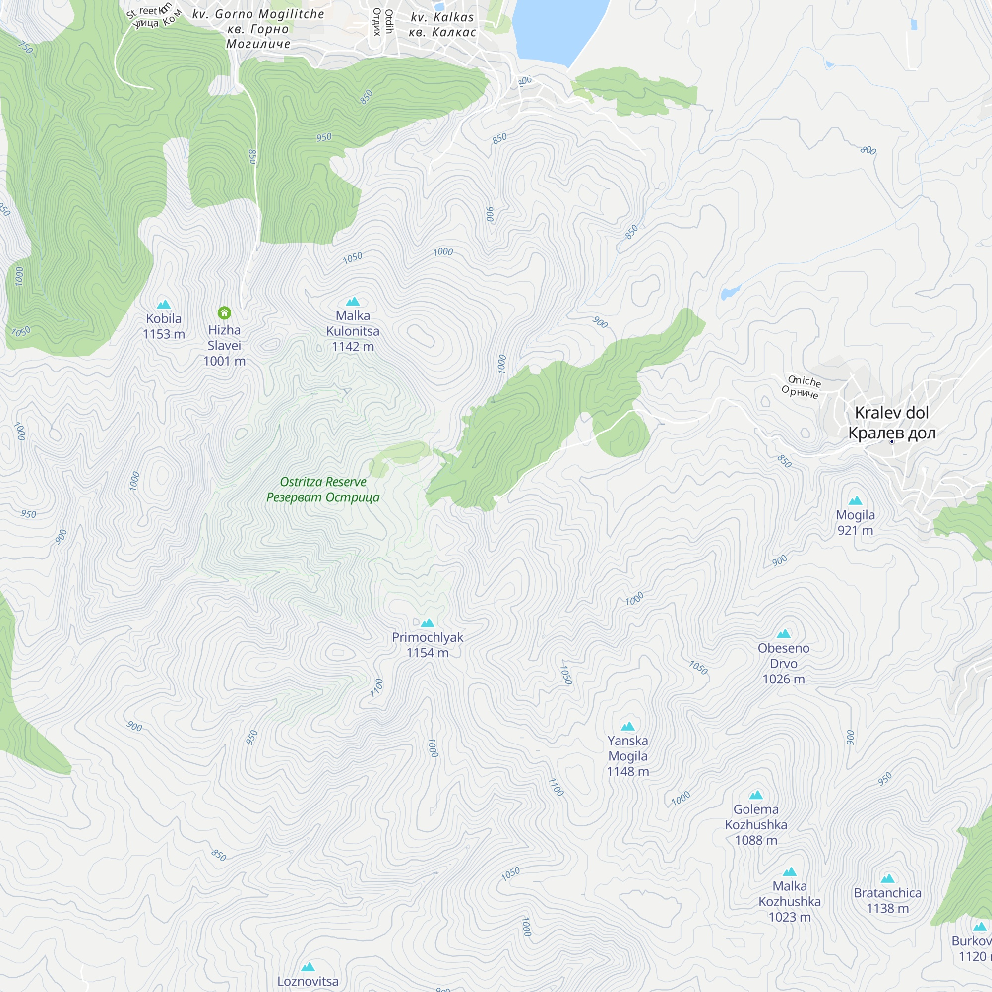 Kralev Dol map