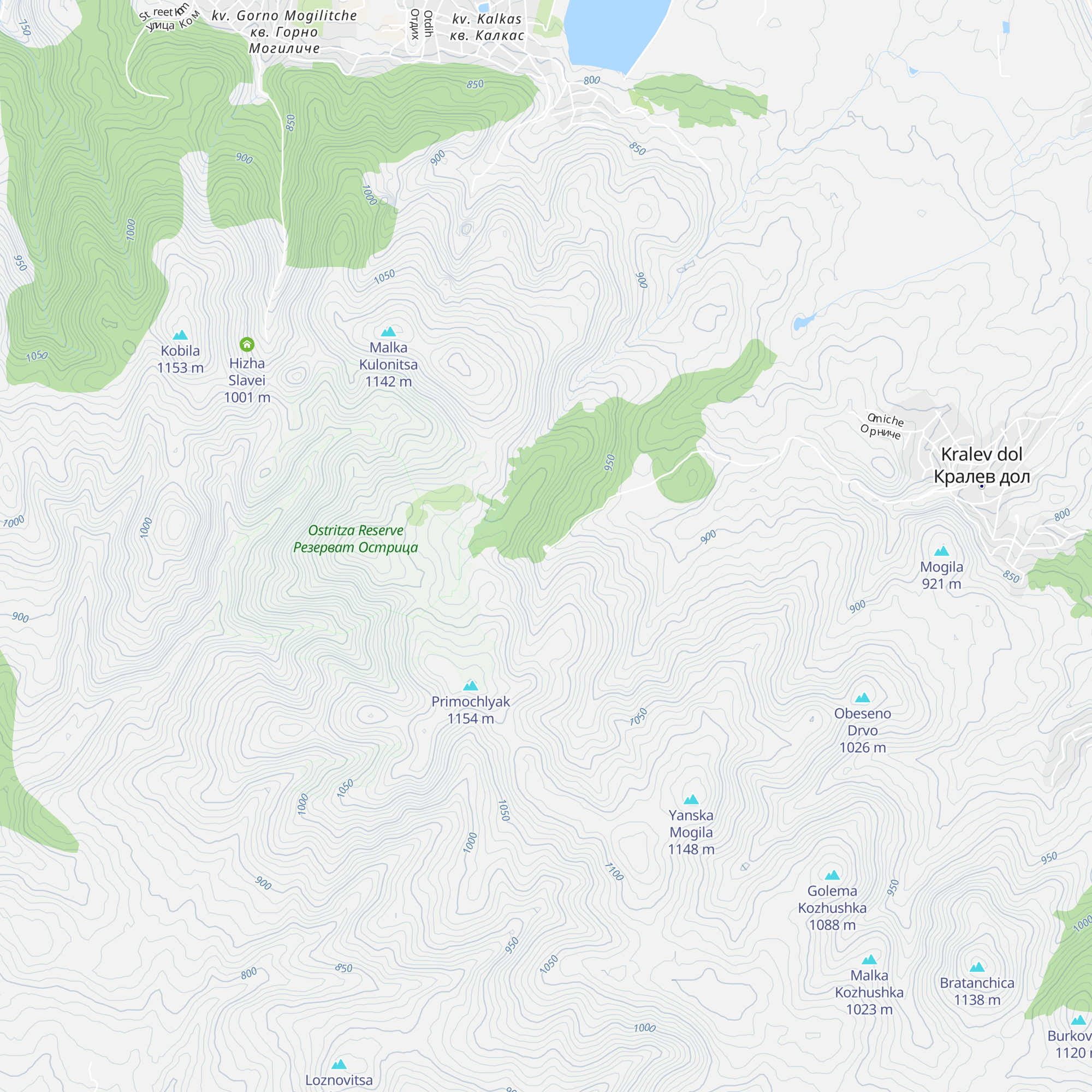 Kralev Dol map