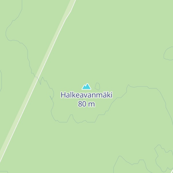 Map of Halkeavanmäki