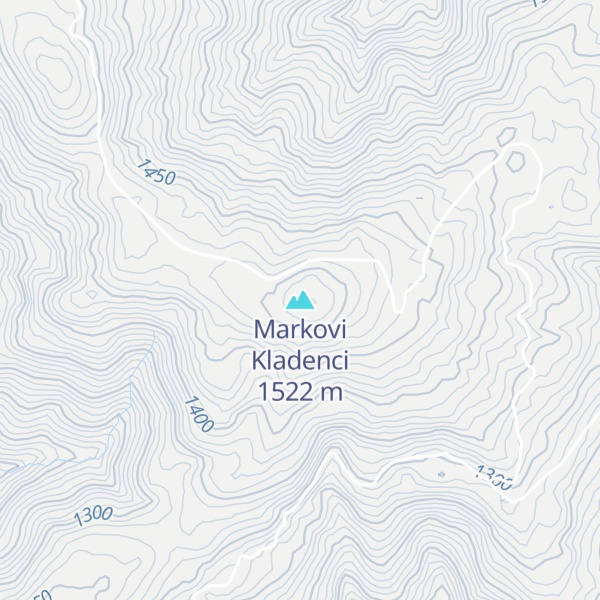 Map of Markovi Kladenci