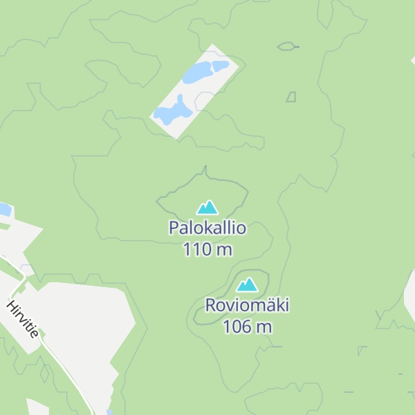 Map of Palokallio