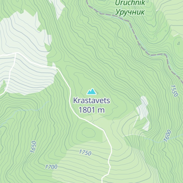 Map of Krastavets