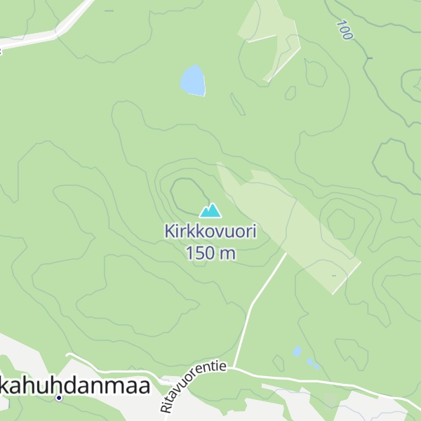 Map of Kirkkovuori