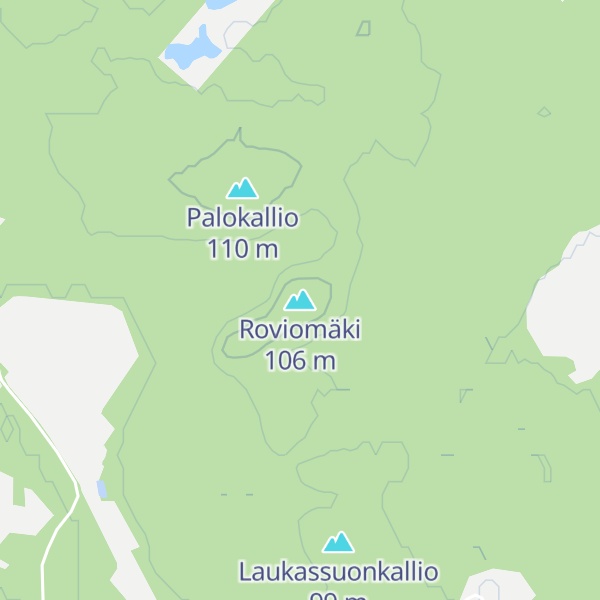 Map of Roviomäki