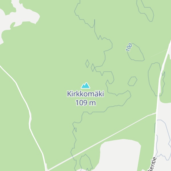Map of Kirkkomäki
