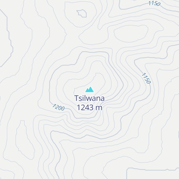 Map of Tsilwana