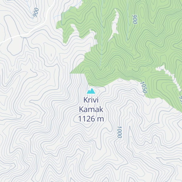 Map of Krivi Kamak