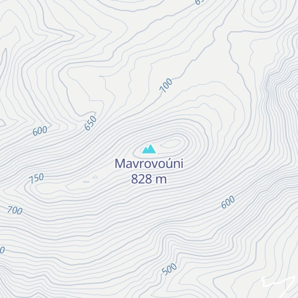 Map of Mavrovoúni