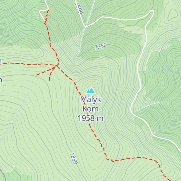 Map of Malyk Kom