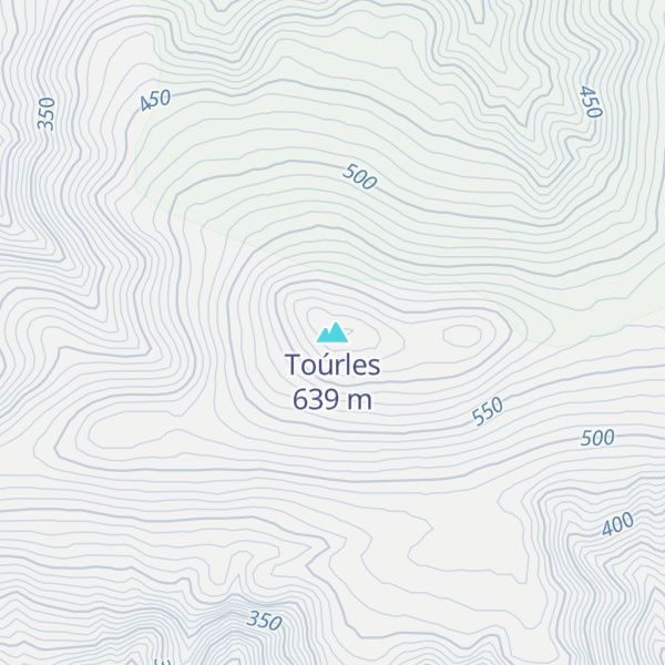 Map of Toúrles